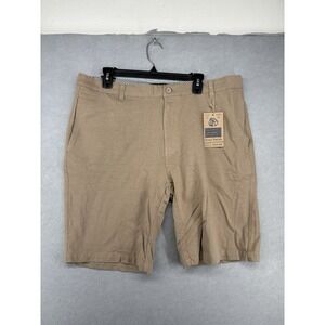 Gray Earth Men's Chino Shorts Brown Size 38  Classic 100% Cotton Brand New!‎
